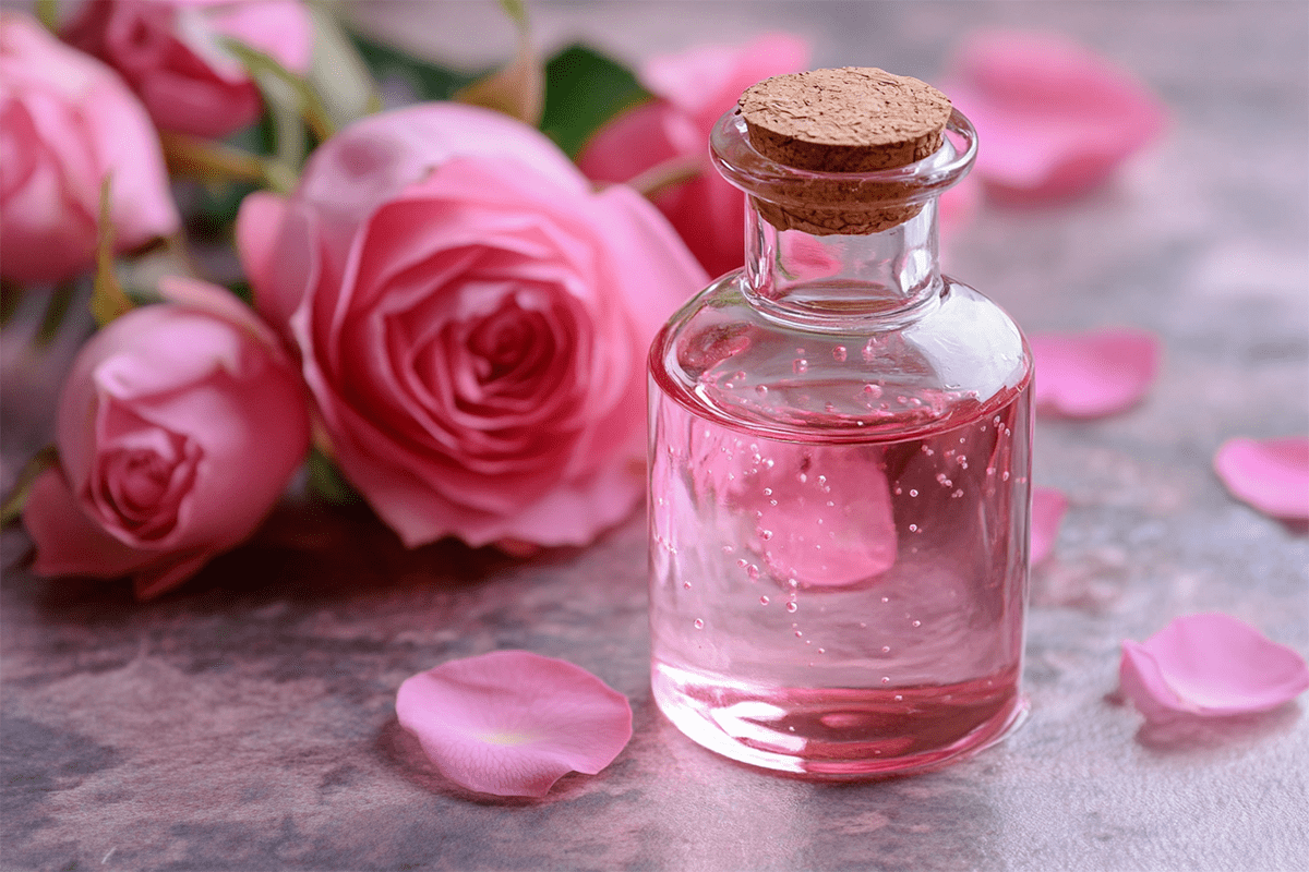 Bulgarian Rose Otto botanical ingredient for luxury skincare renewal